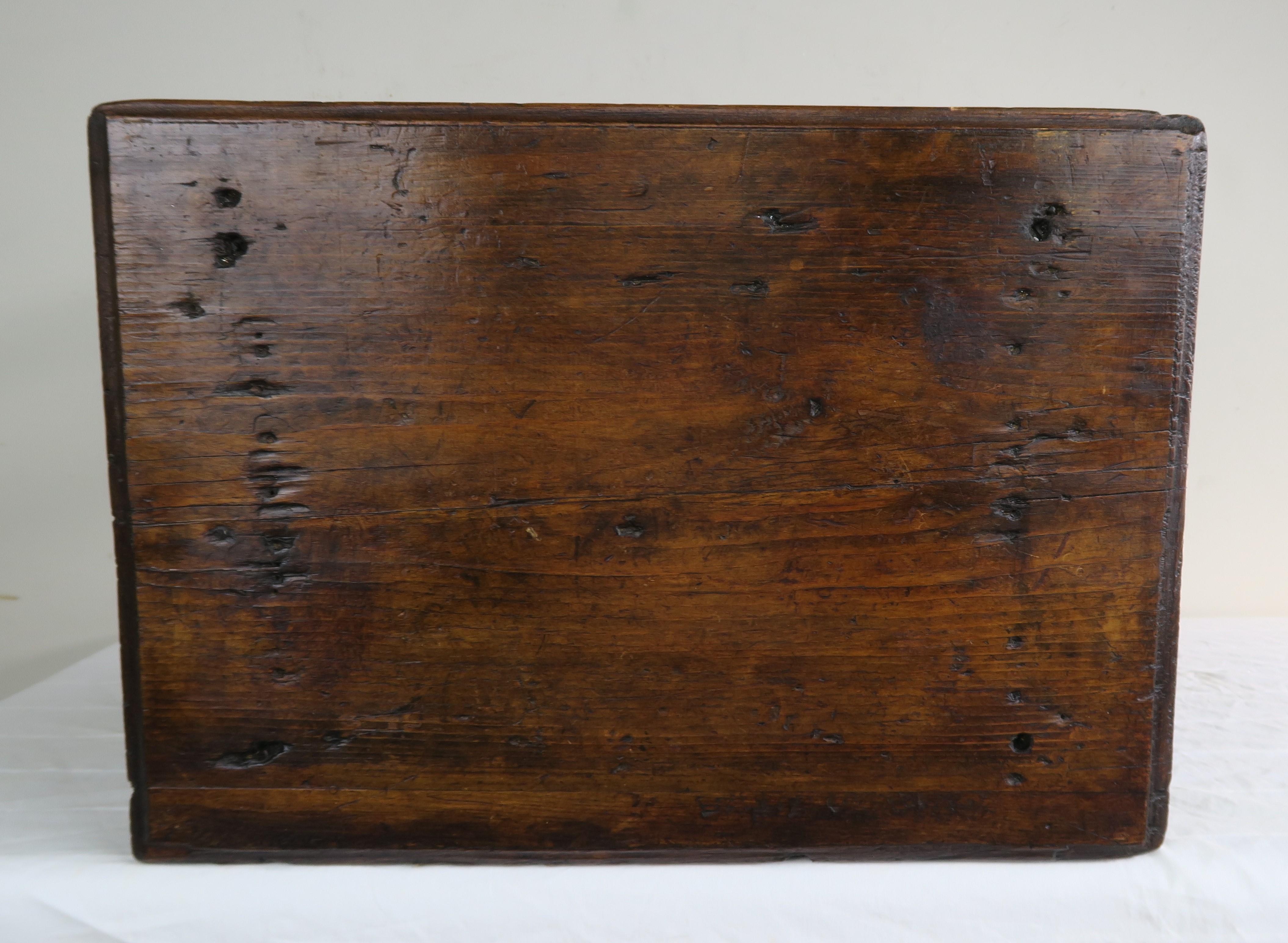 19th Century Spanish Walnut Table In Distressed Condition In Los Angeles, CA