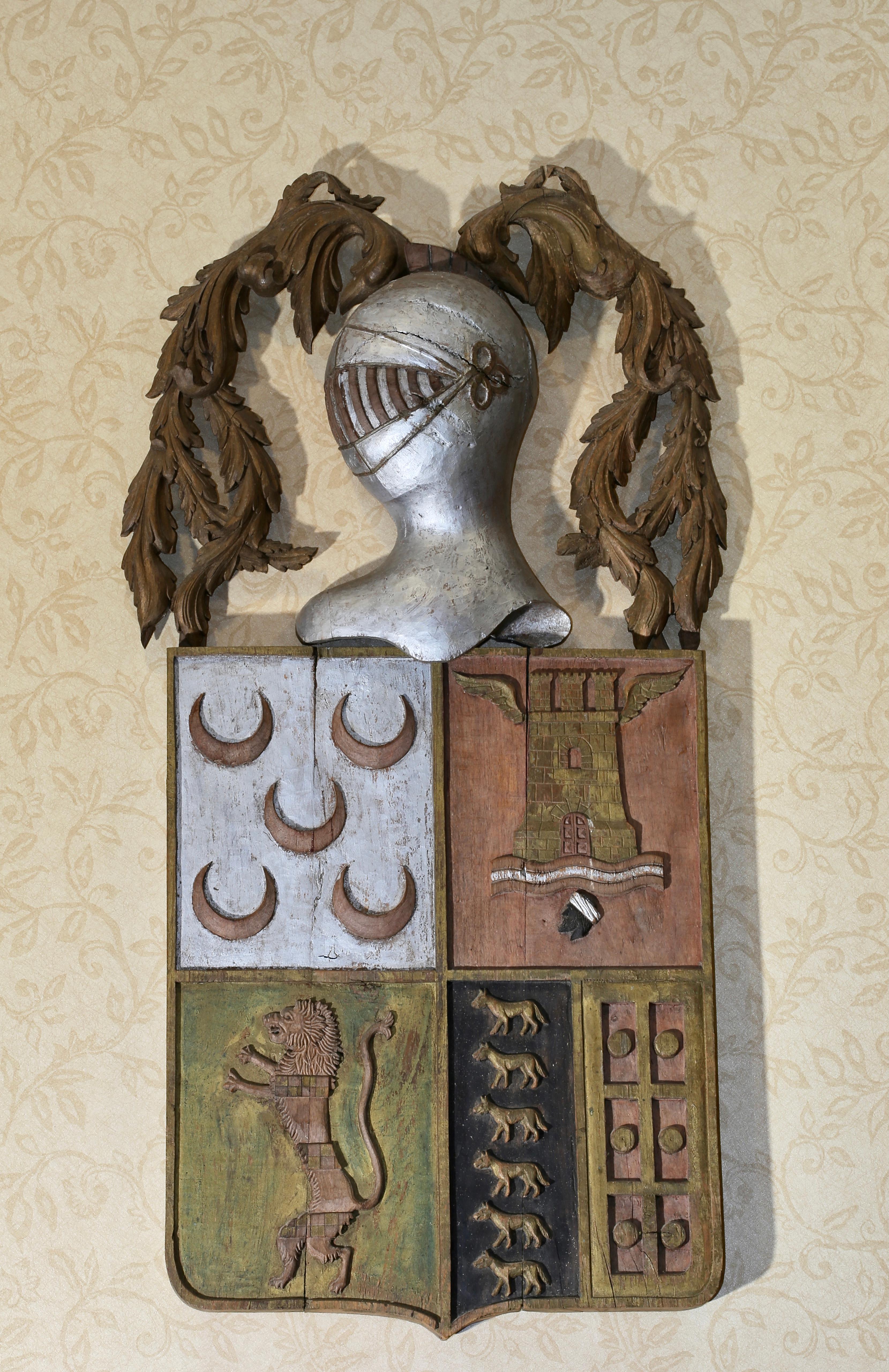 19th Century Spanish Wood Coat-of-Arms, Christie's 2011 Auction For Sale 6