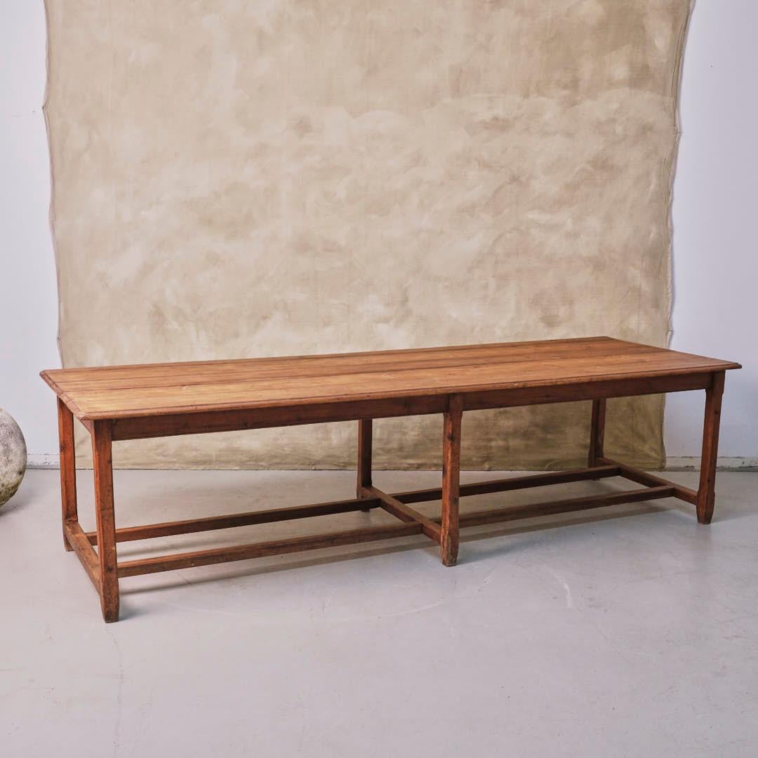 19th Century Spanish Wood Farm Table For Sale 1