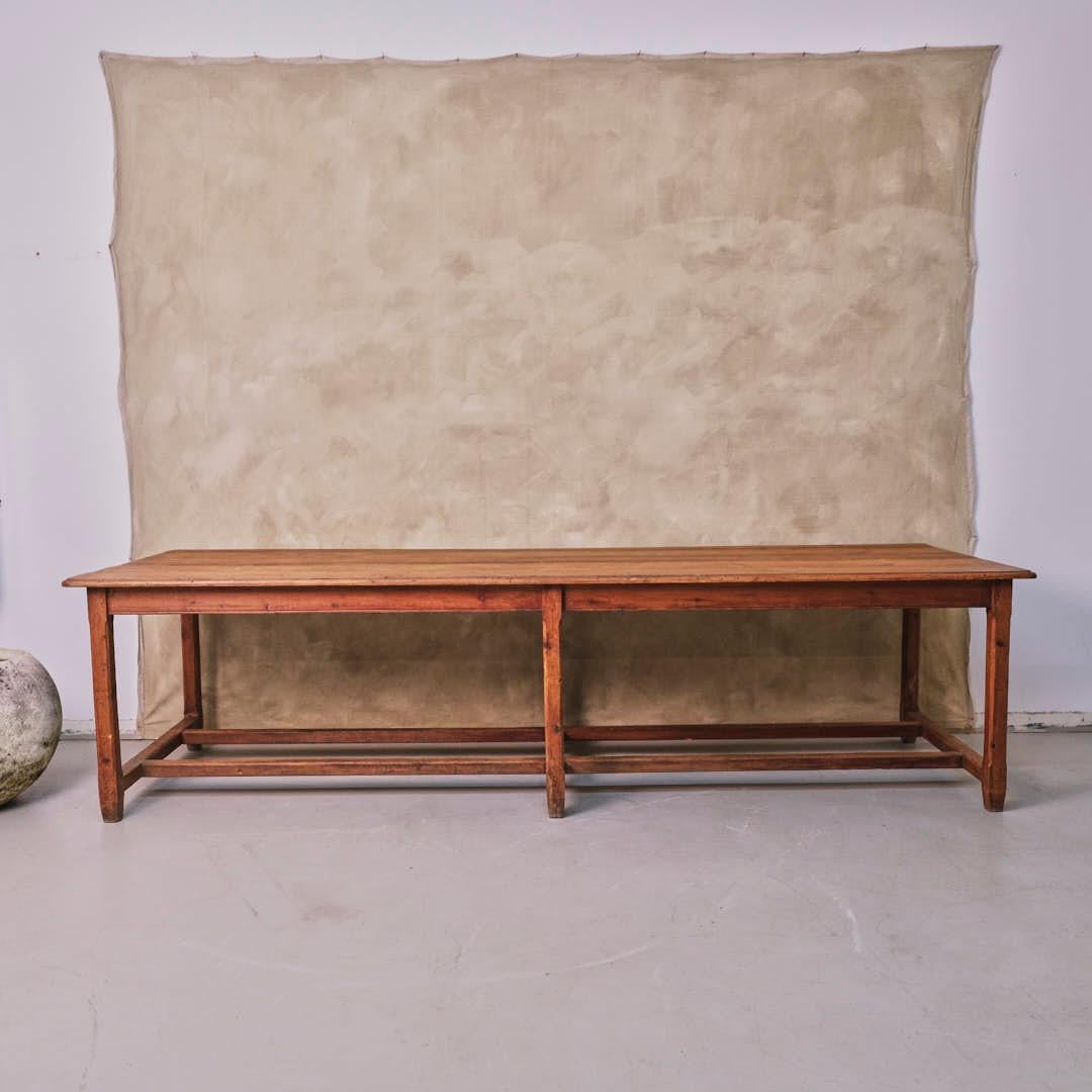 19th Century Spanish Wood Farm Table For Sale 2