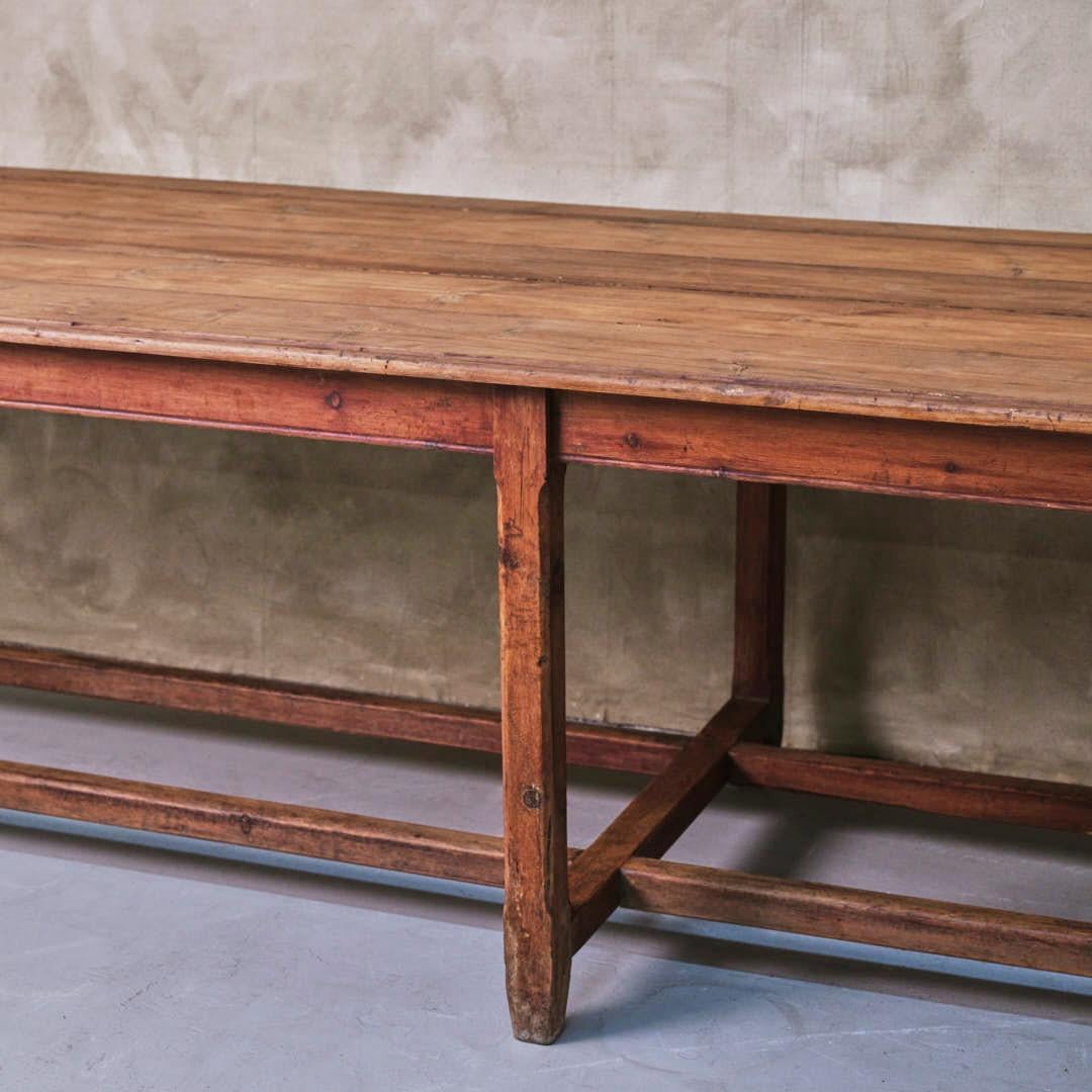 19th Century Spanish Wood Farm Table For Sale 3