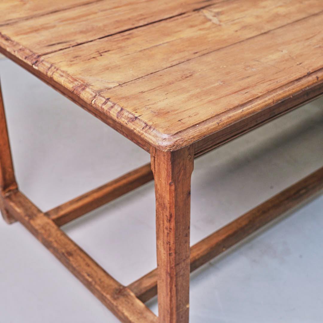 19th Century Spanish Wood Farm Table For Sale 7
