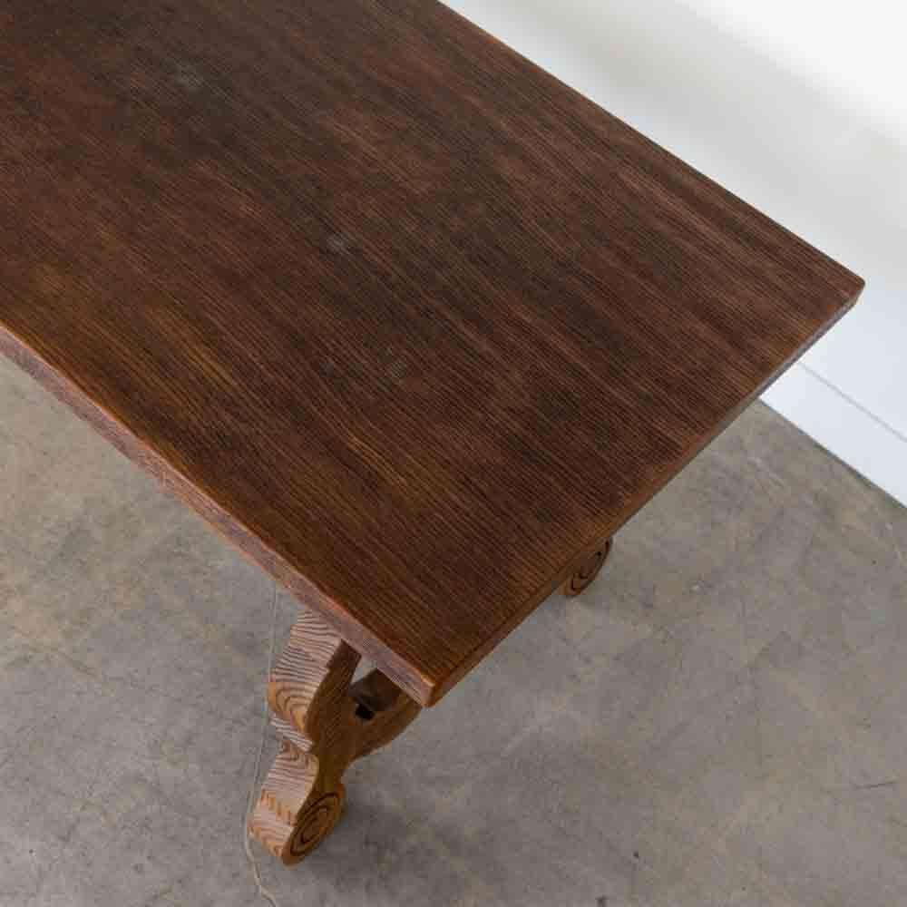 Table à tréteaux espagnol du 19ème siècle en vente 3