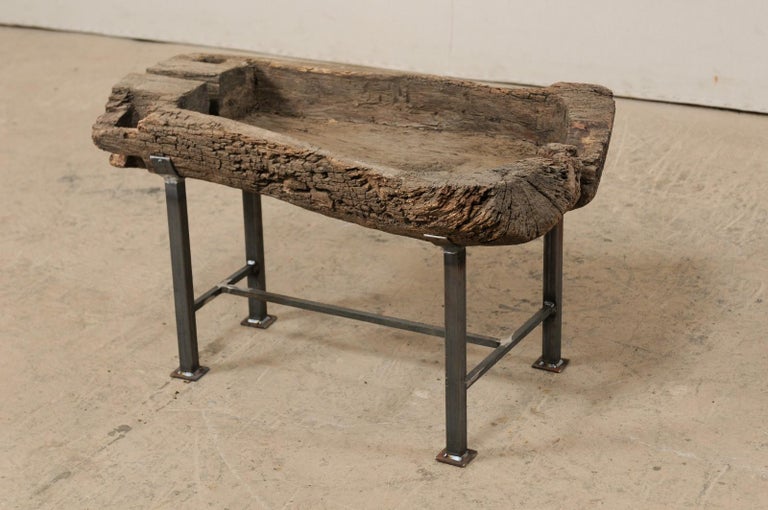 19th Century Spanish Wood Trough Coffee Table For Sale 7