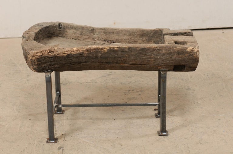 19th Century Spanish Wood Trough Coffee Table For Sale 2