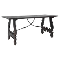 19th Century Spanish Wooden Dining Table 
