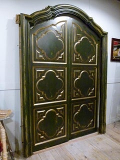 19th Century Spanish Wooden Framed Double Door