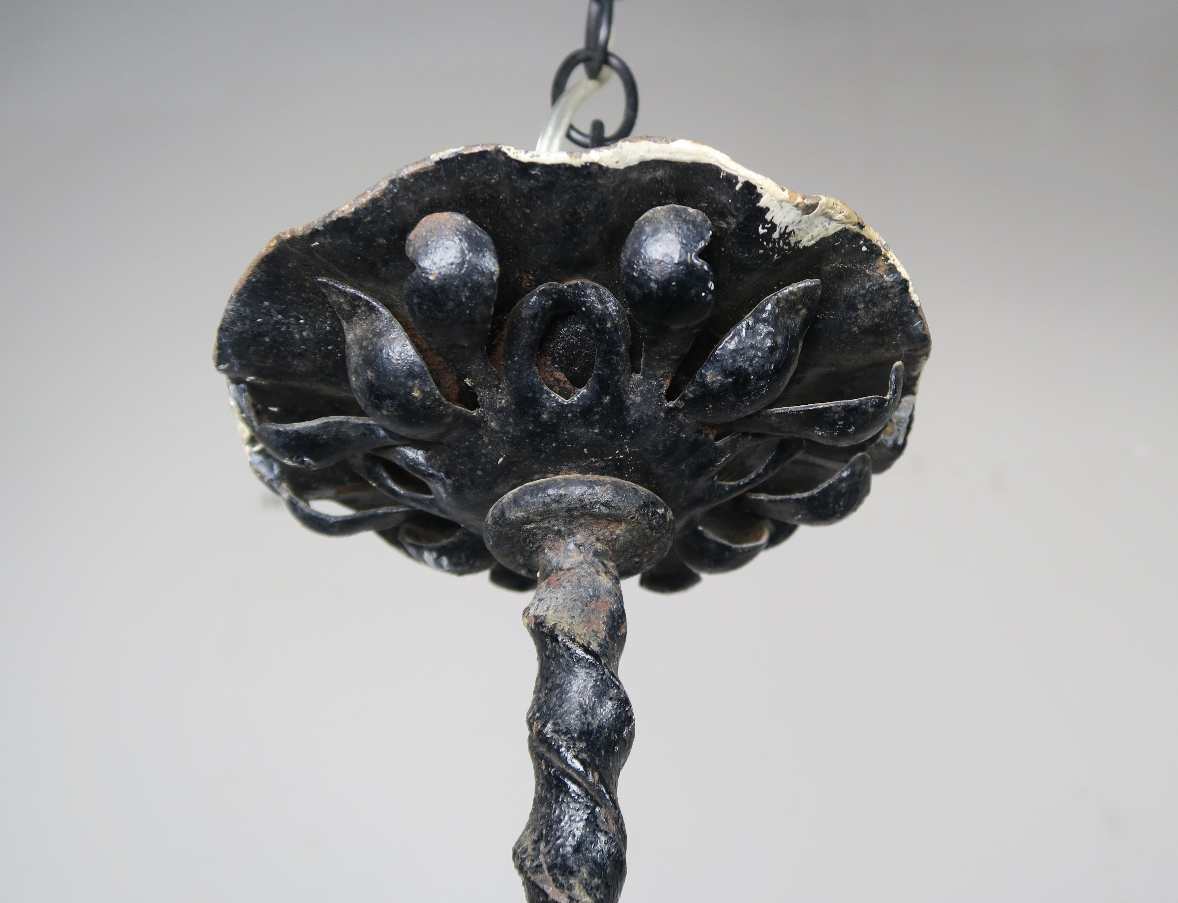 wrought iron spanish chandeliers