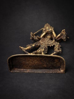 Statua speciale in bronzo antico Siddhi Laksmi del XIX secolo proveniente dal Nepal