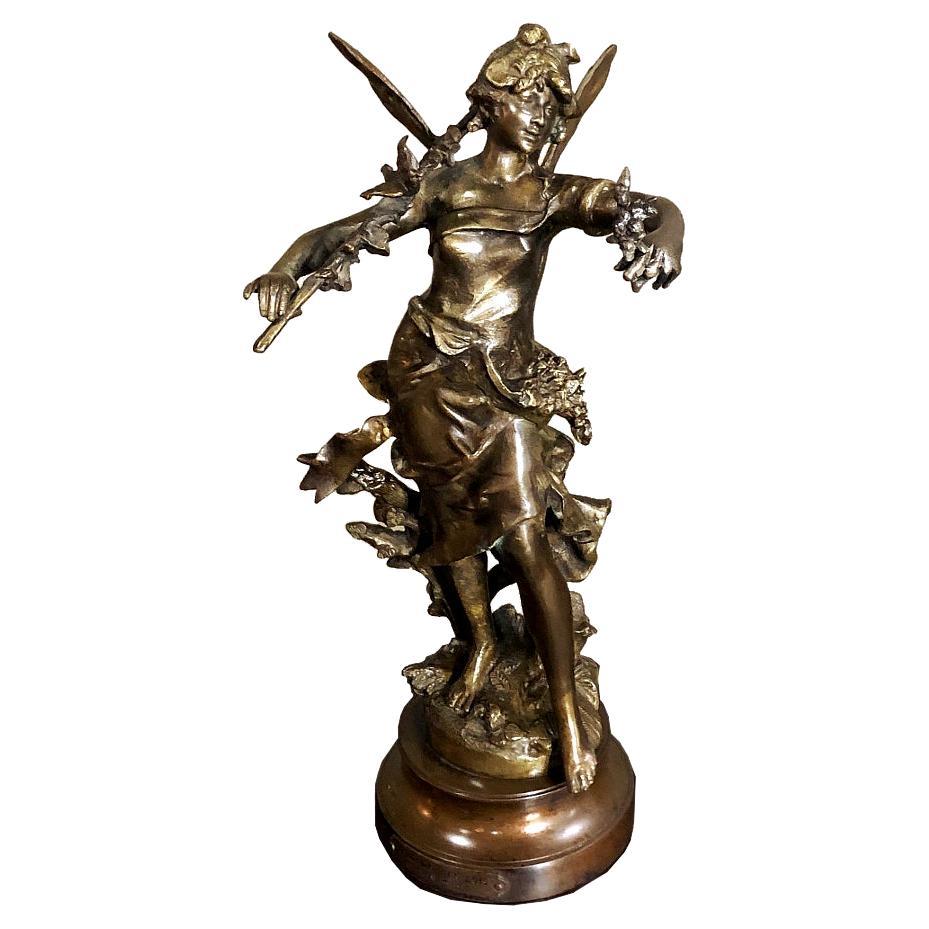 Estatua Moreau de Espelta, Nymphe de Bois, Siglo XIX