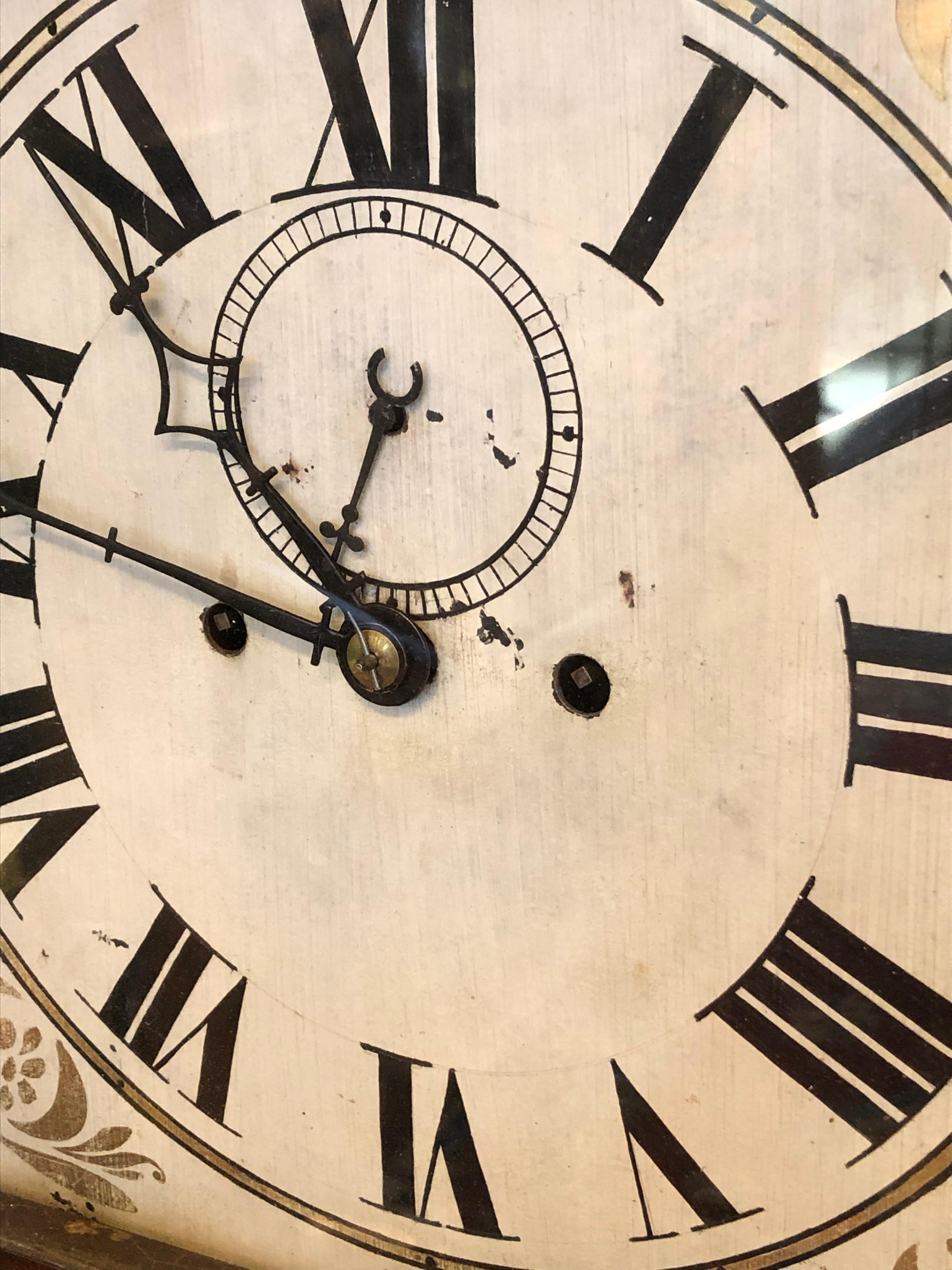 American Classical 19th Century Spencer Hotchkiss & Company Salem Bridge Shelf Clock For Sale