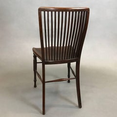 19th Century Spindle Back Mahogany Accent Side Chair