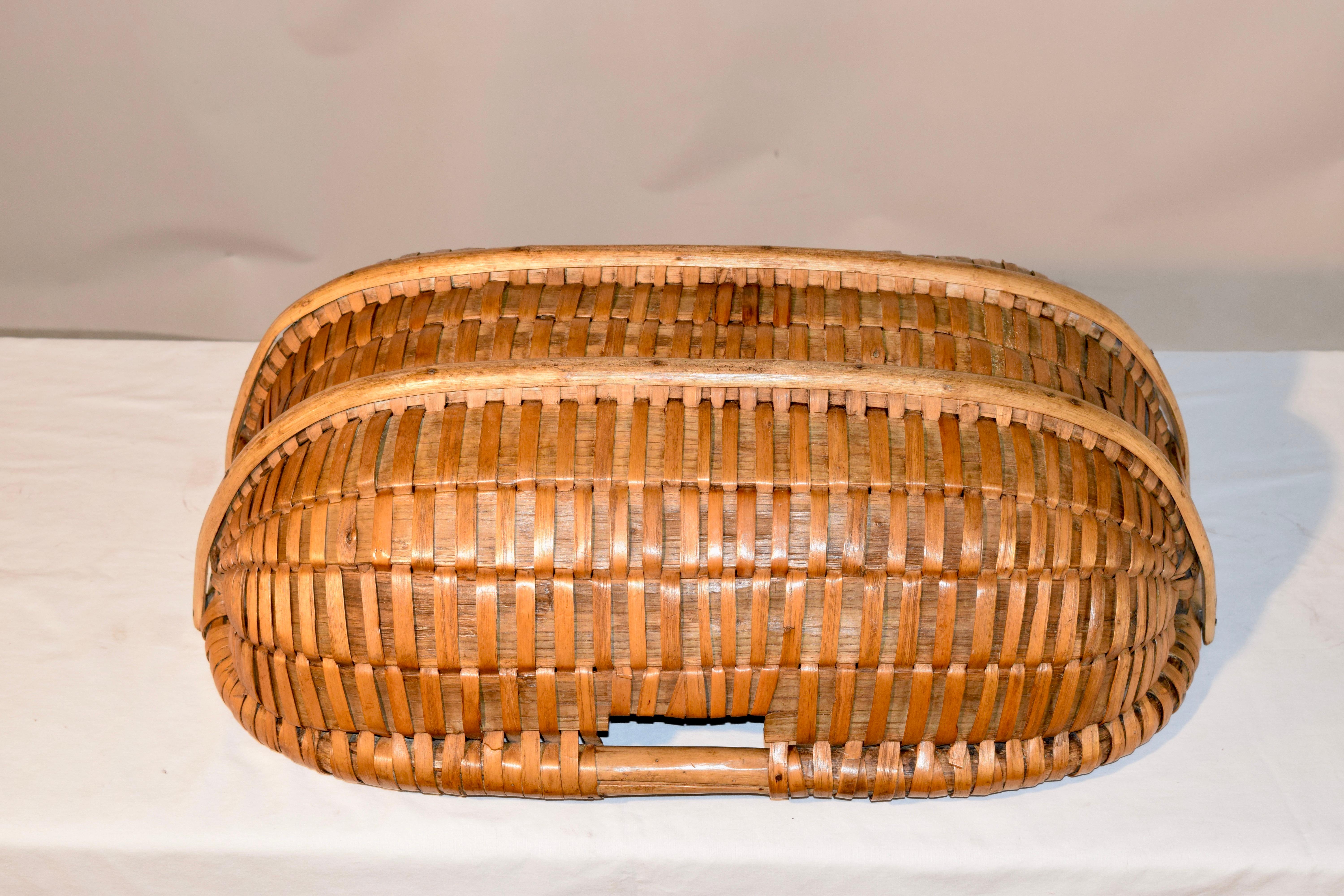 19th Century Split Oak Basket For Sale 1