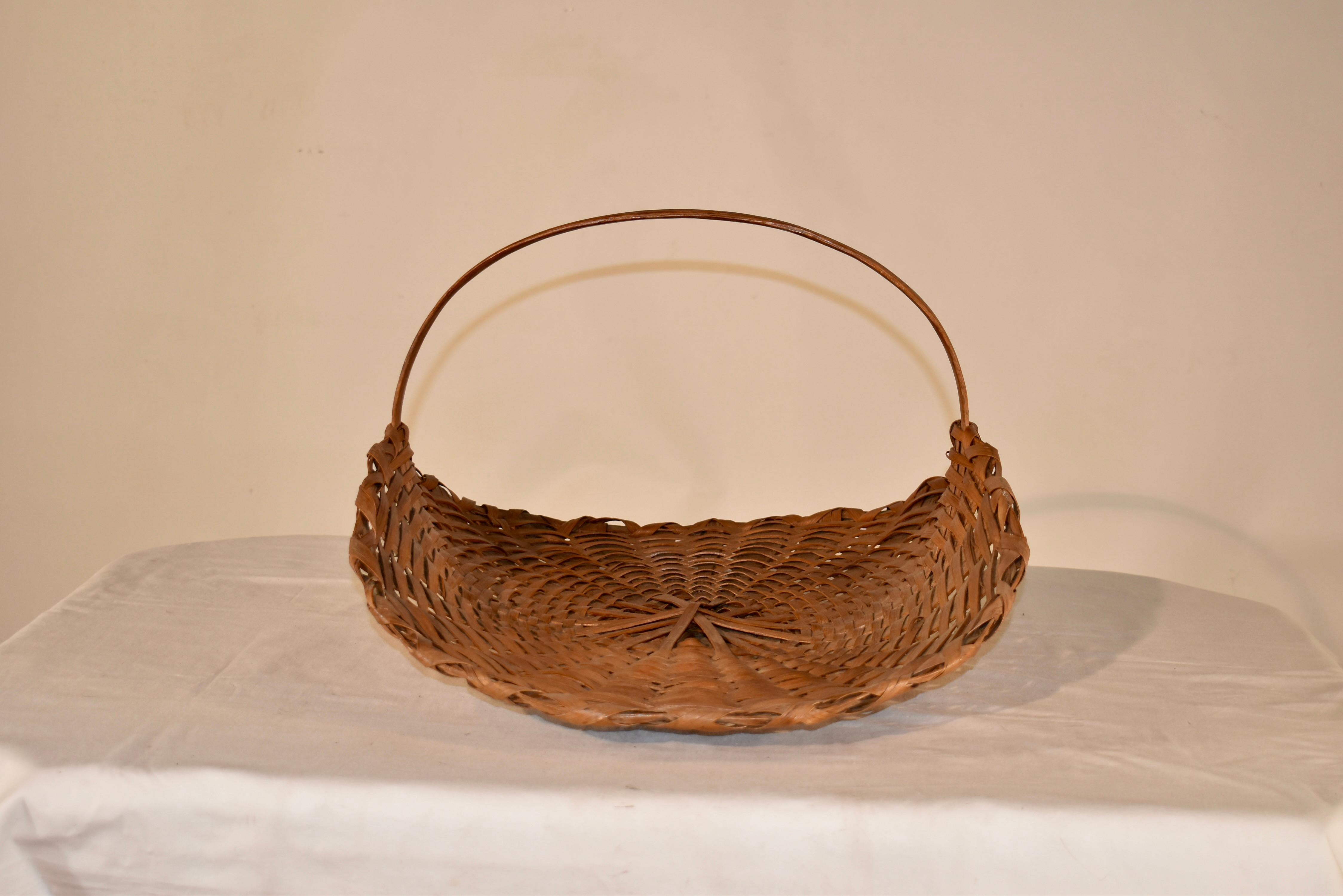 large flower gathering basket