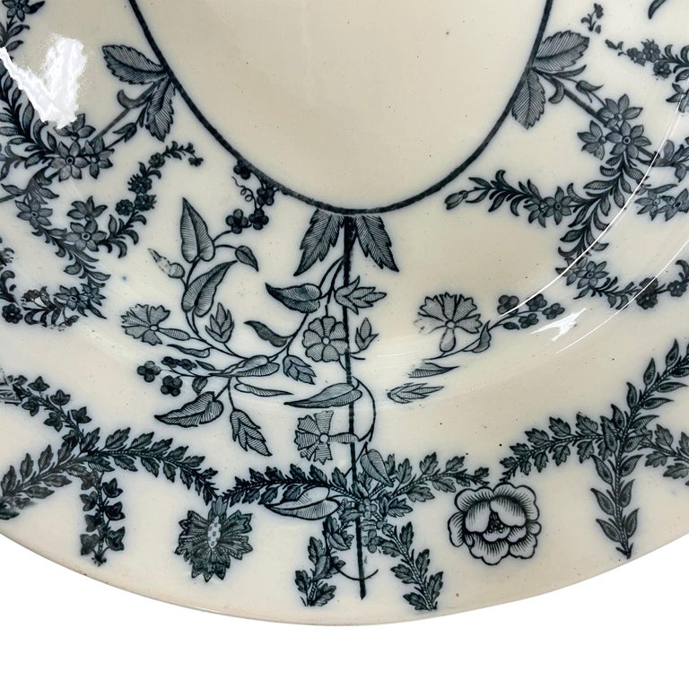 Porcelain 19th Century Spode Blue and White Platter For Sale