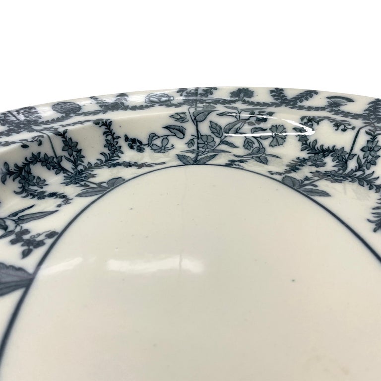19th Century Spode Blue and White Platter For Sale 2