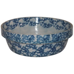 19th Century Sponge Ware Bake Dish