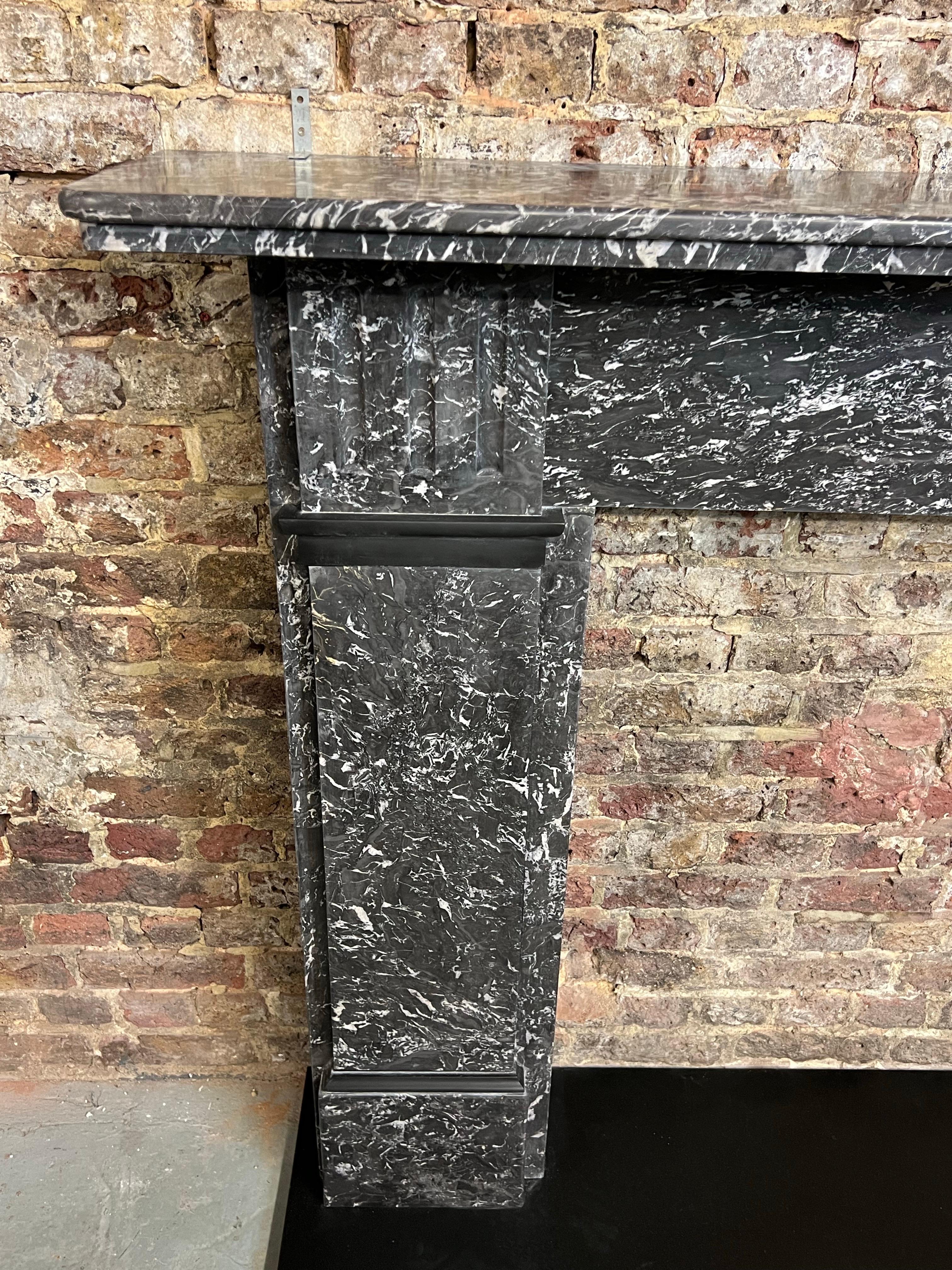 19th Century St. Annes Marble Fireplace Mantelpiece For Sale 11