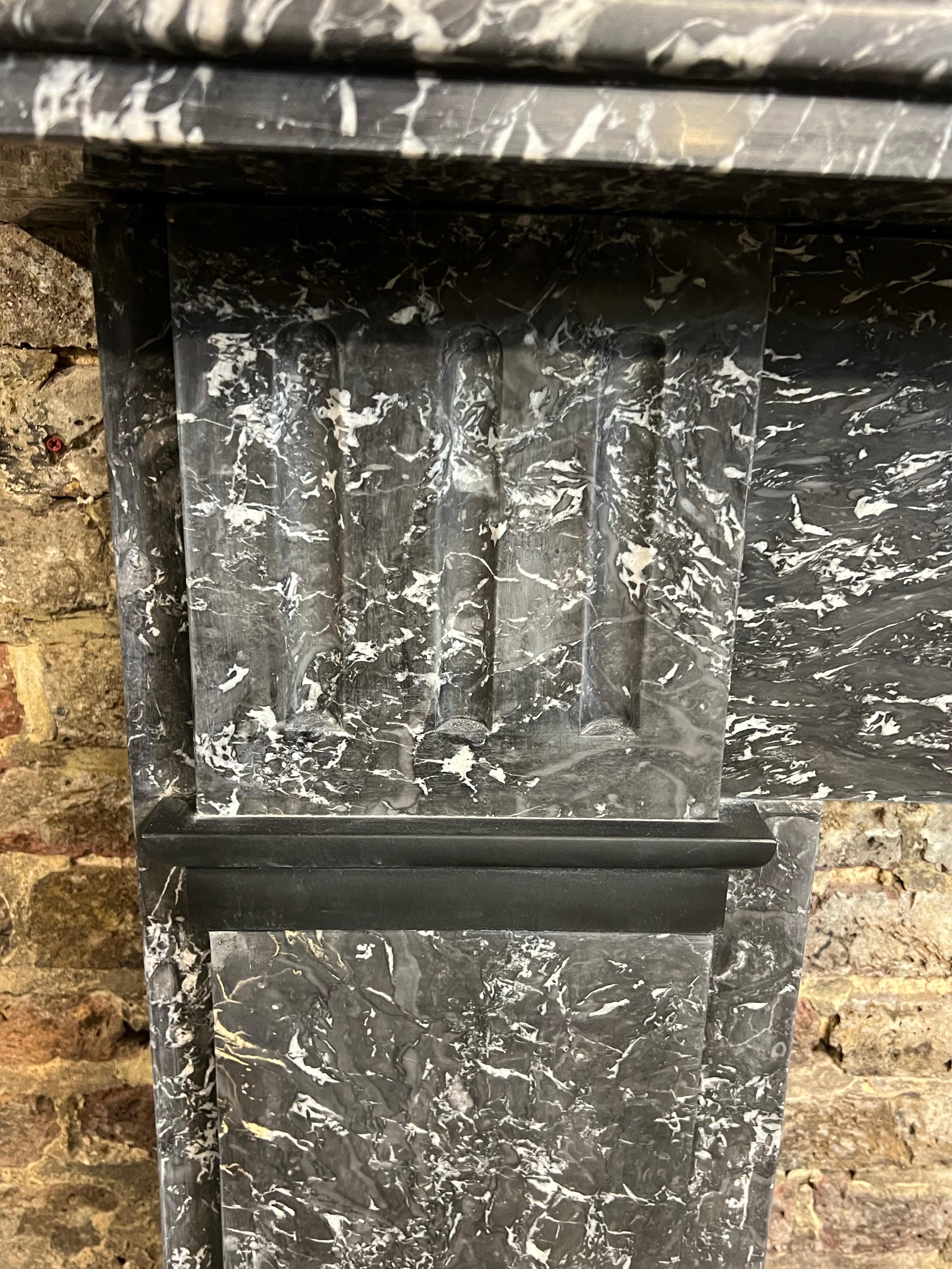 Victorian 19th Century St. Annes Marble Fireplace Mantelpiece For Sale