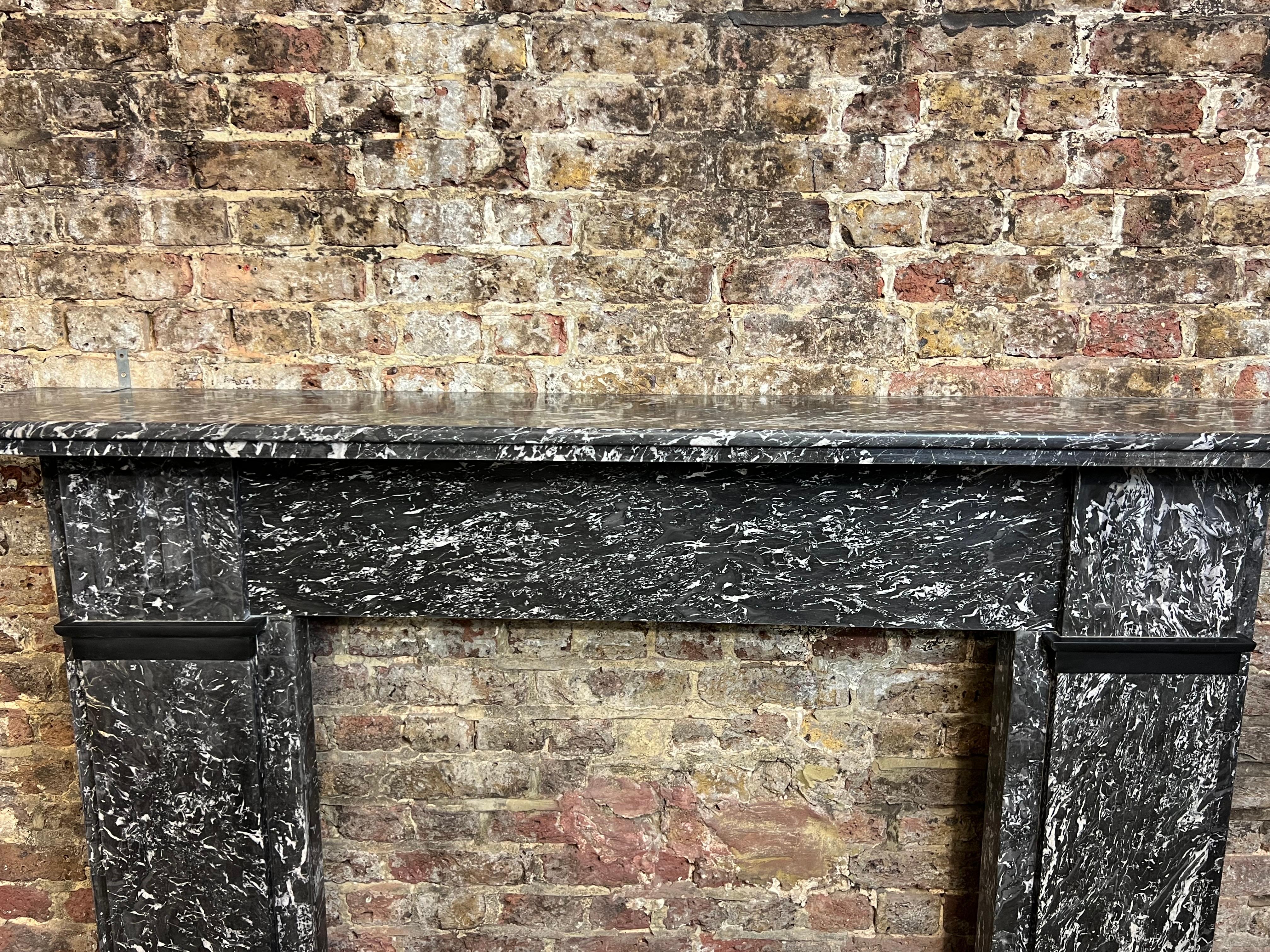 19th Century St. Annes Marble Fireplace Mantelpiece For Sale 1