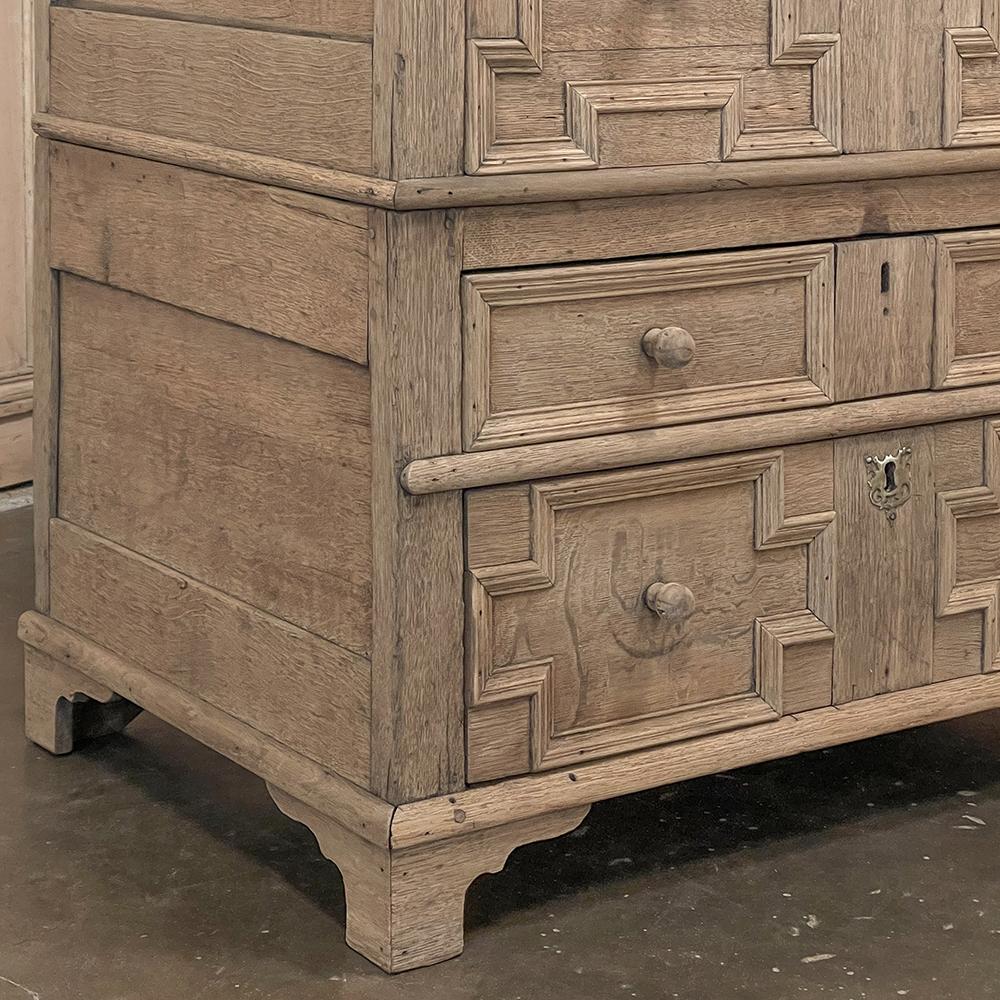 19th Century Stacked Jacobean Chest of Drawers, Cabinet 6