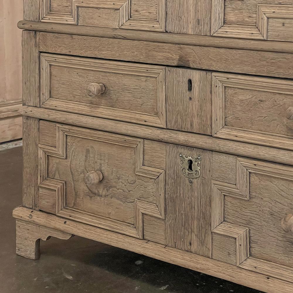 19th Century Stacked Jacobean Chest of Drawers, Cabinet 9