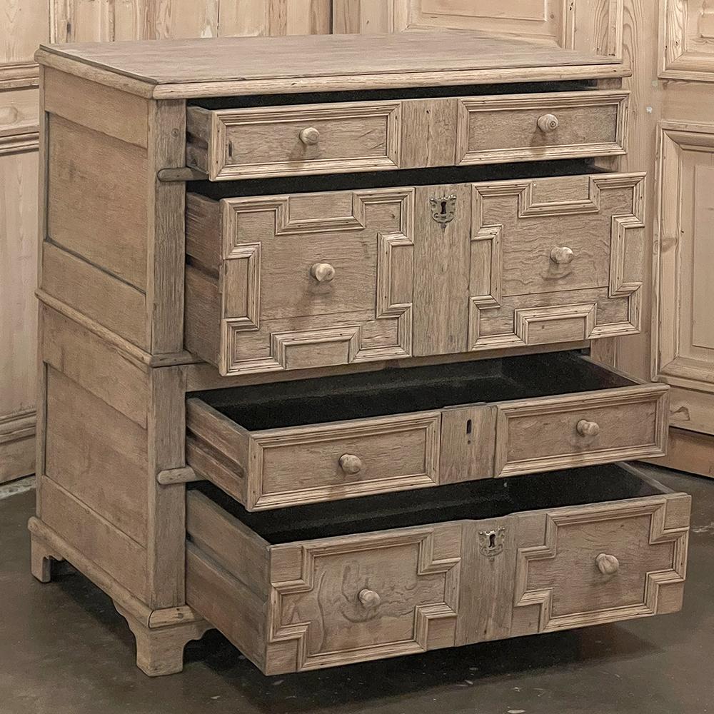 19th Century Stacked Jacobean Chest of Drawers, Cabinet 2