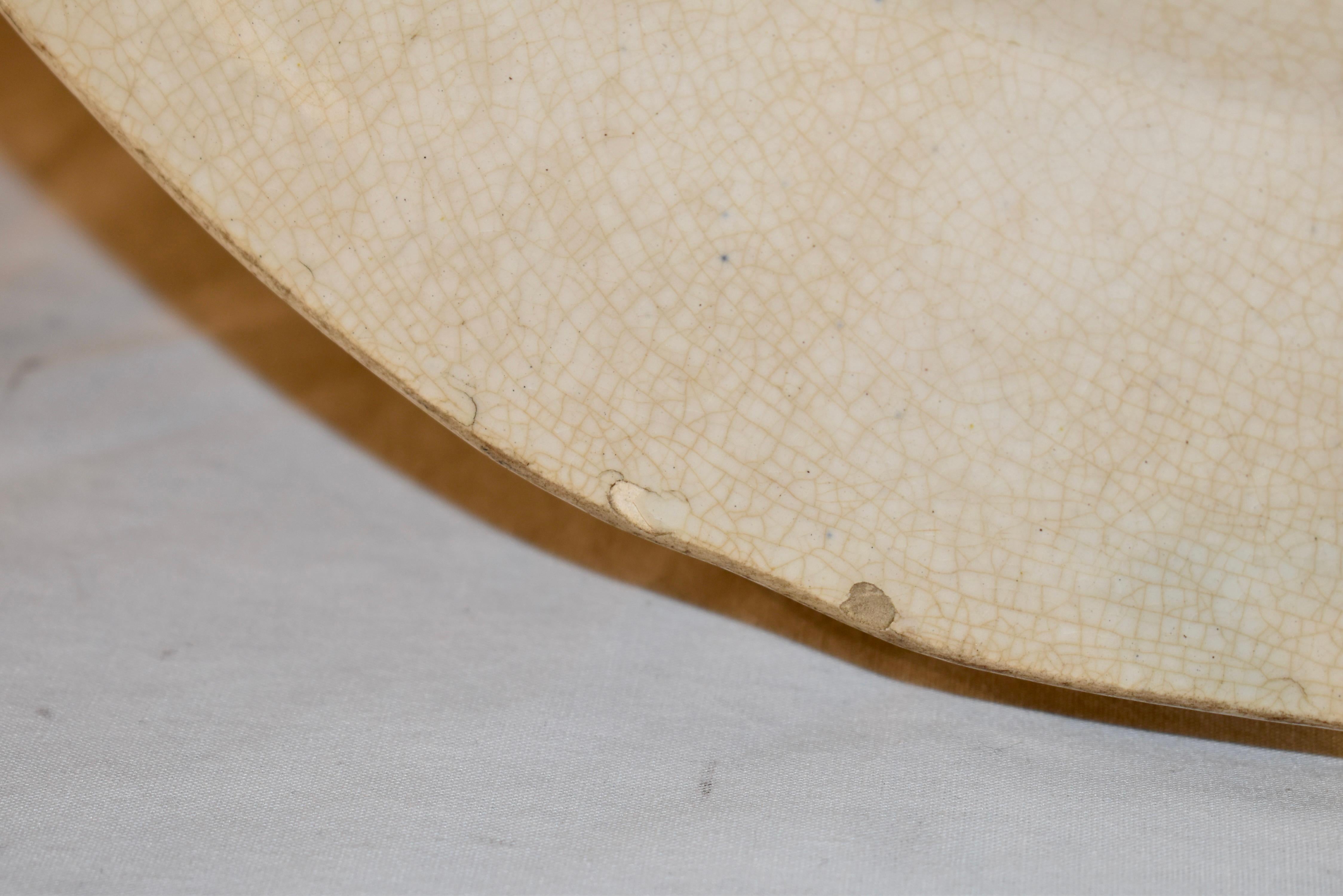 Staffordshire Blaue Weidenplatte aus dem 19. (19. Jahrhundert) im Angebot