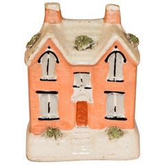 19th Century Staffordshire Cottage Bank