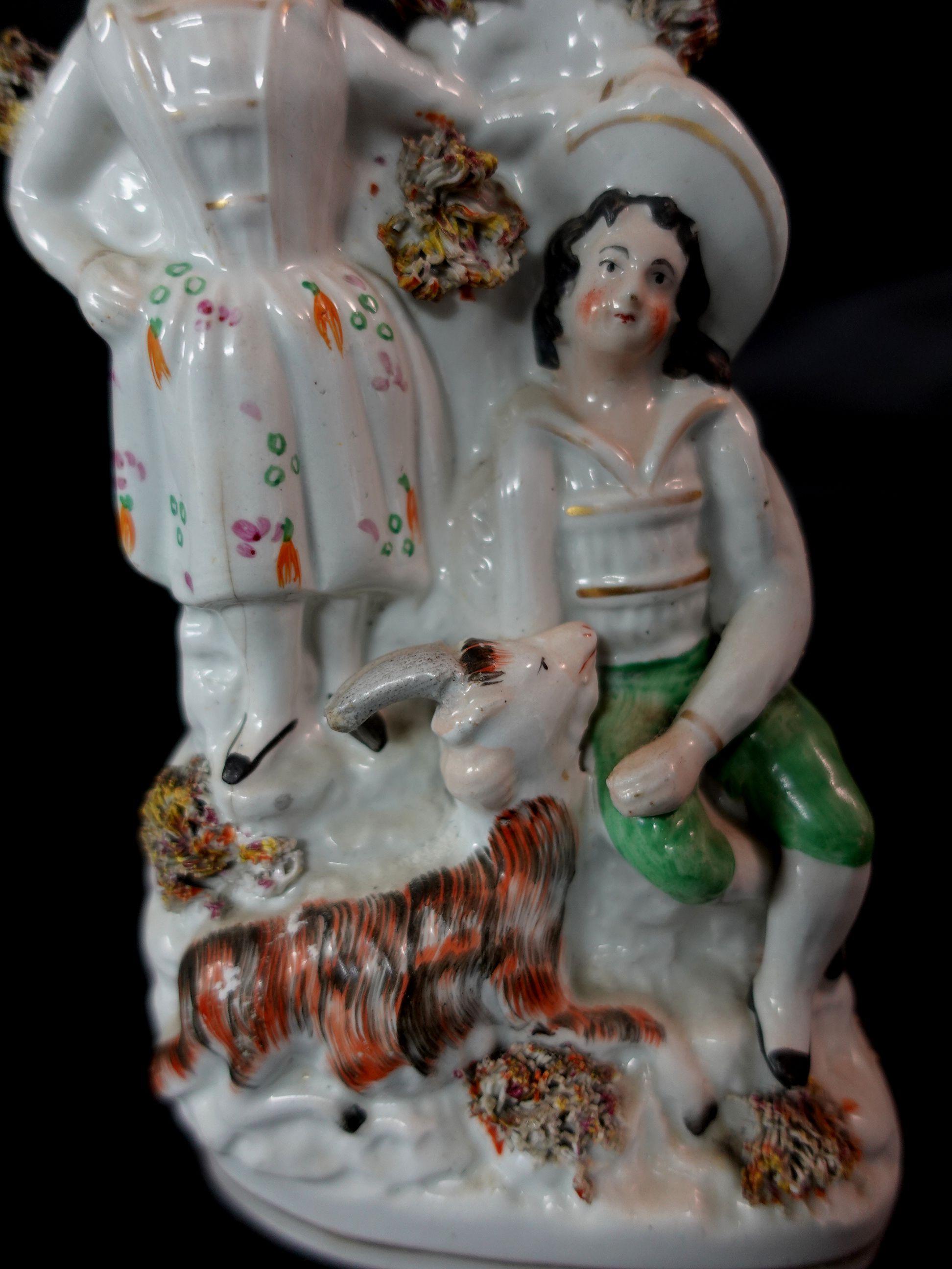 English 19th Century Staffordshire Figure #4 For Sale