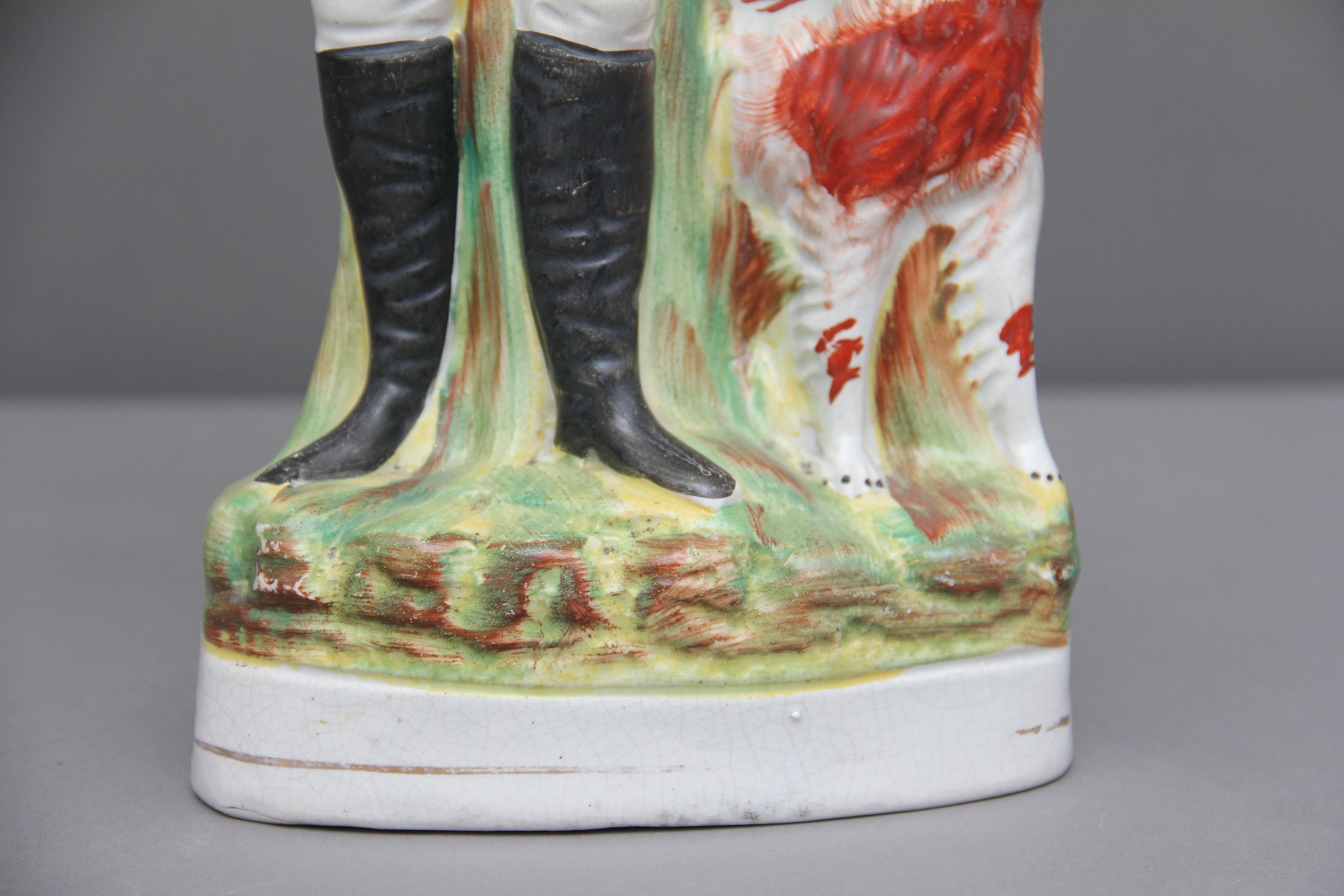 Ceramic 19th Century Staffordshire Figure of the 