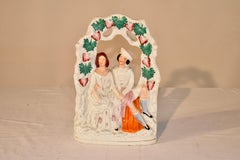 19th Century Staffordshire Figures Under an Arbor