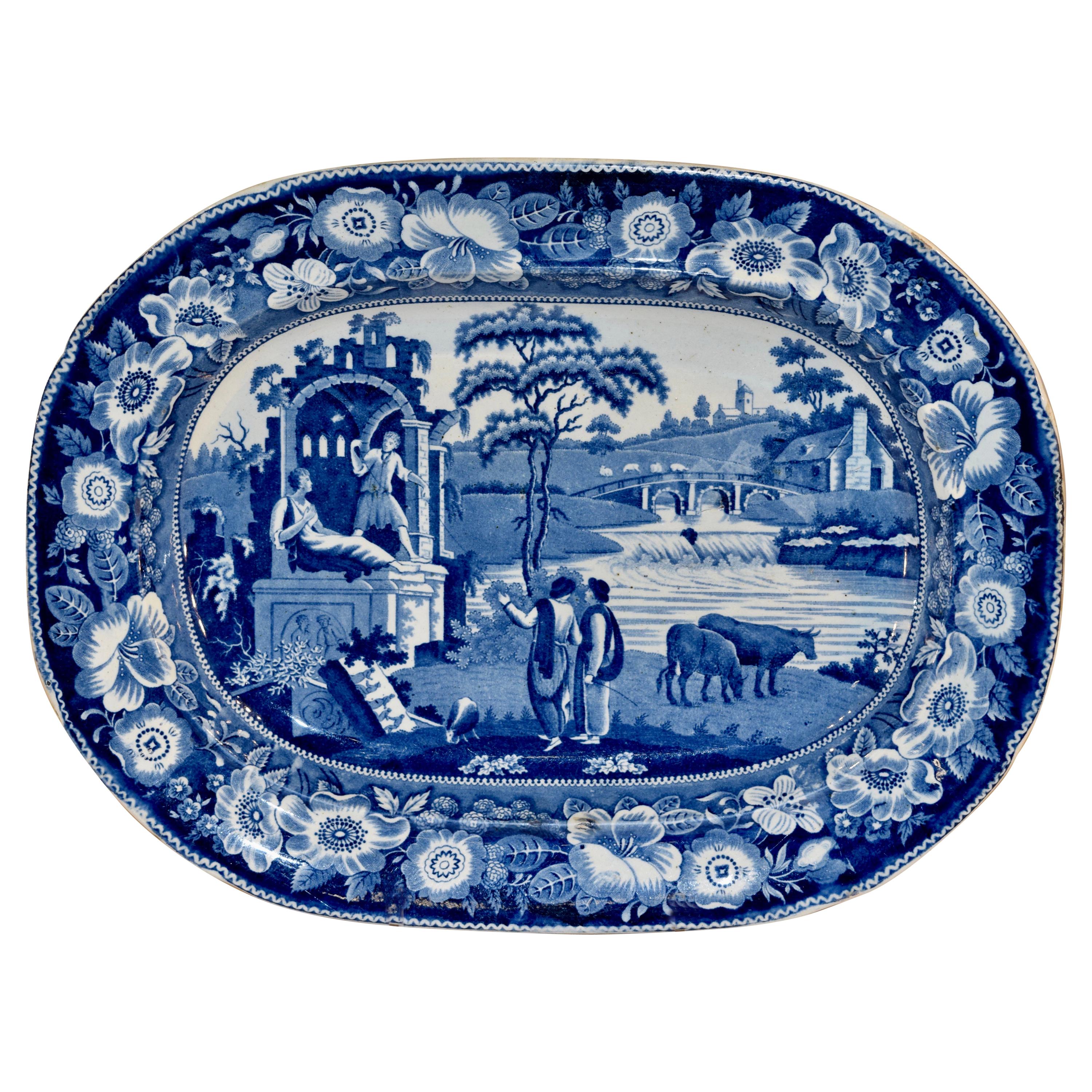 19th Century Staffordshire 
Philosopher
 Platter