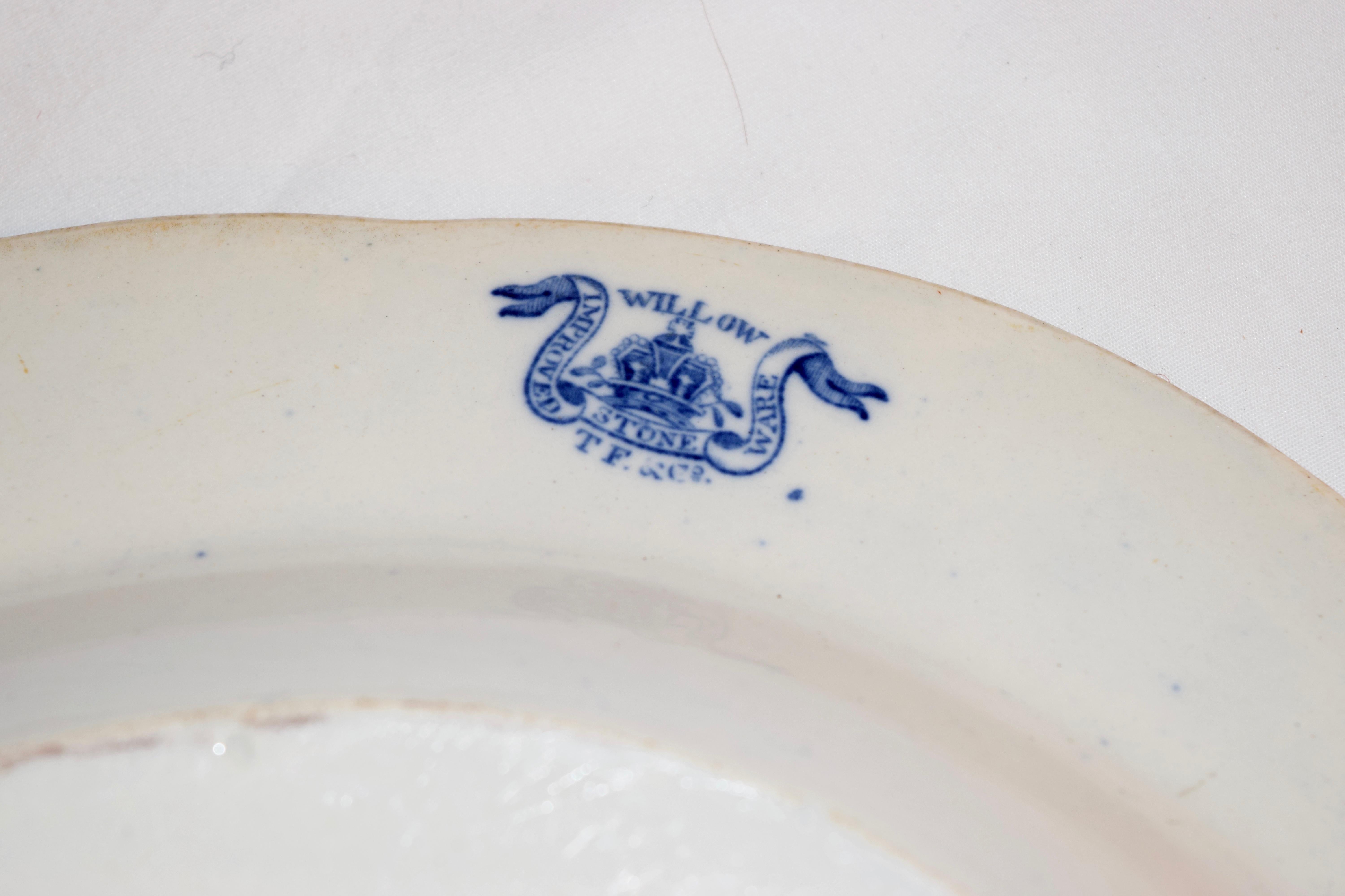 English 19th Century Staffordshire Platter