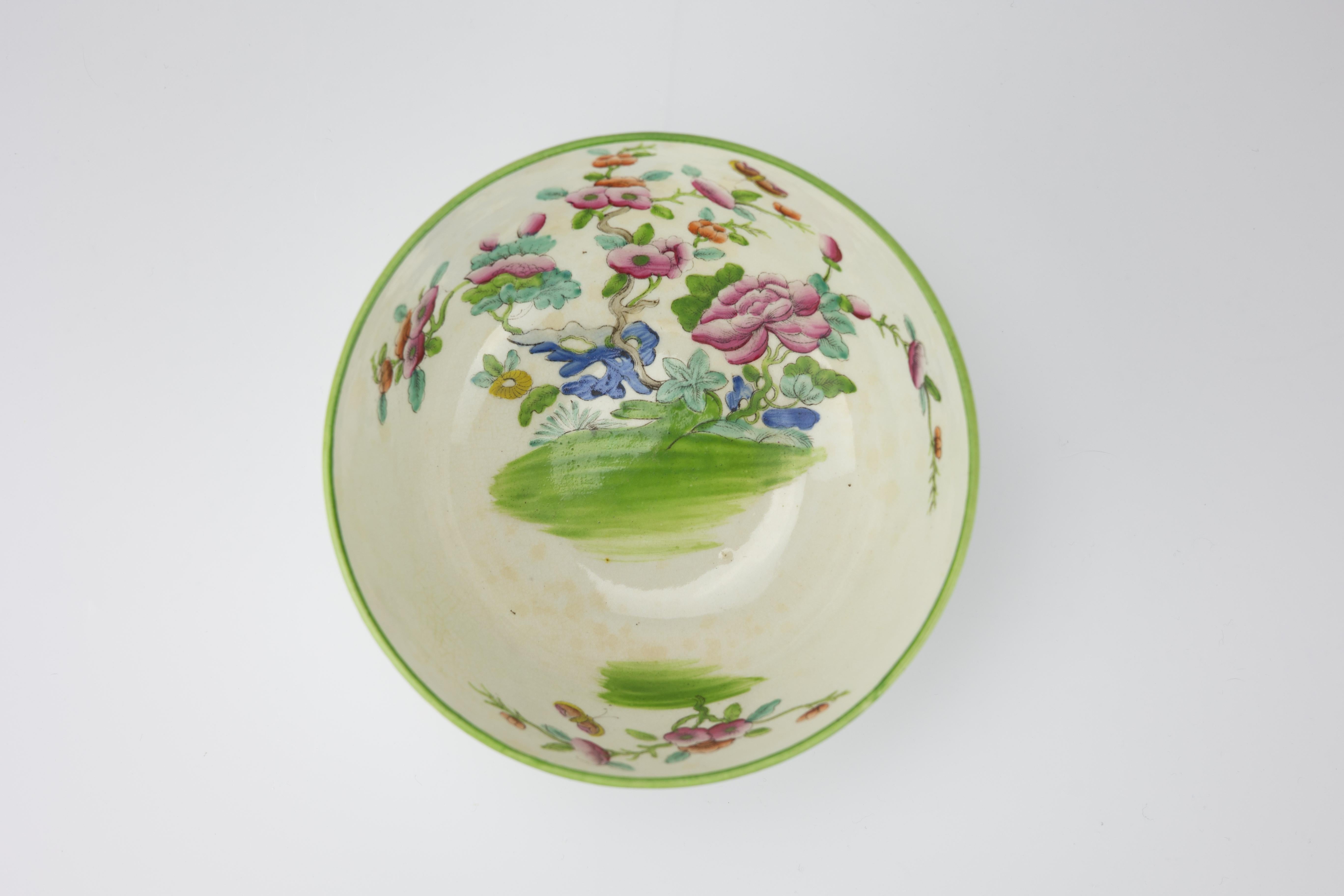 19th Century Staffordshire Porcelain Chinoiserie Tea Set 10