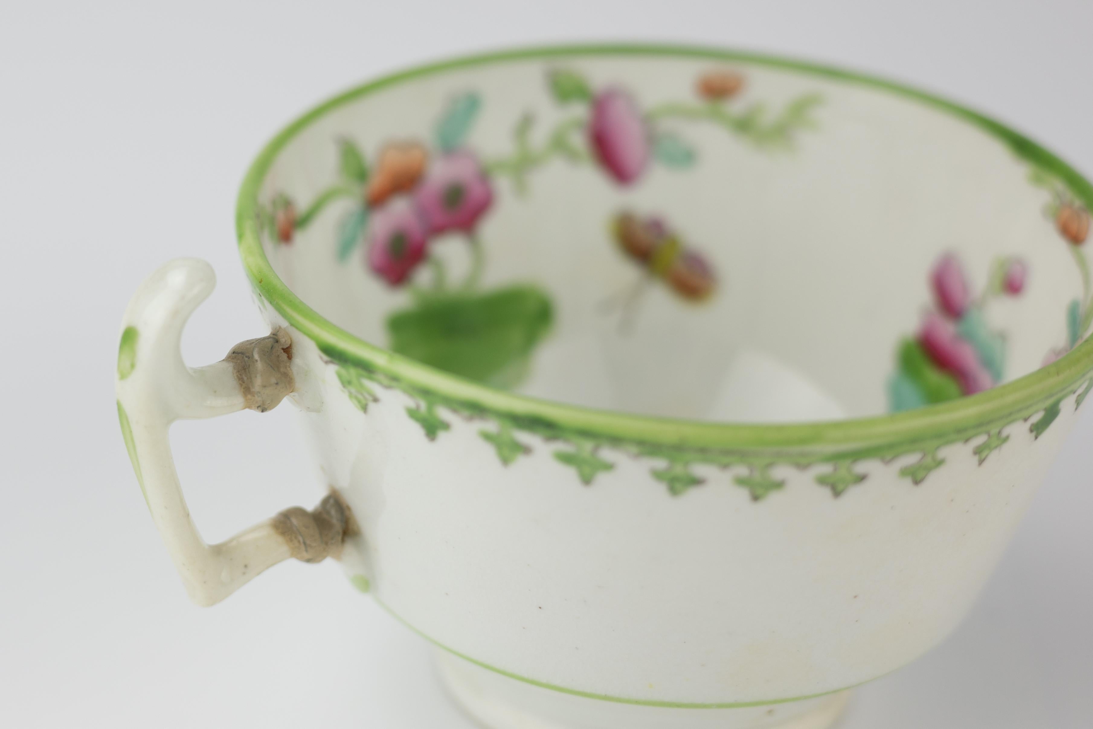 19th Century Staffordshire Porcelain Chinoiserie Tea Set 14