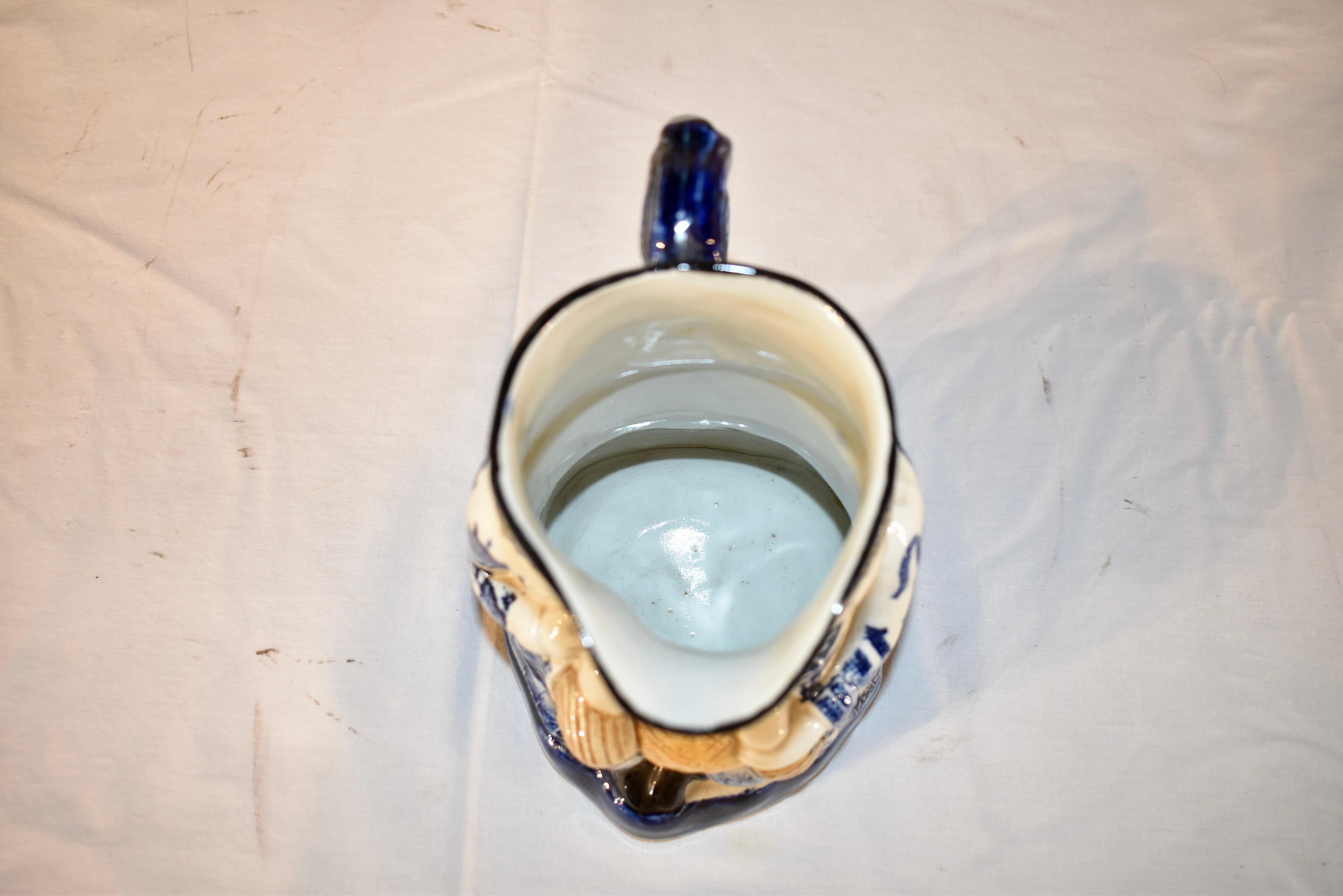 Glazed 19th Century Staffordshire Toby Jug