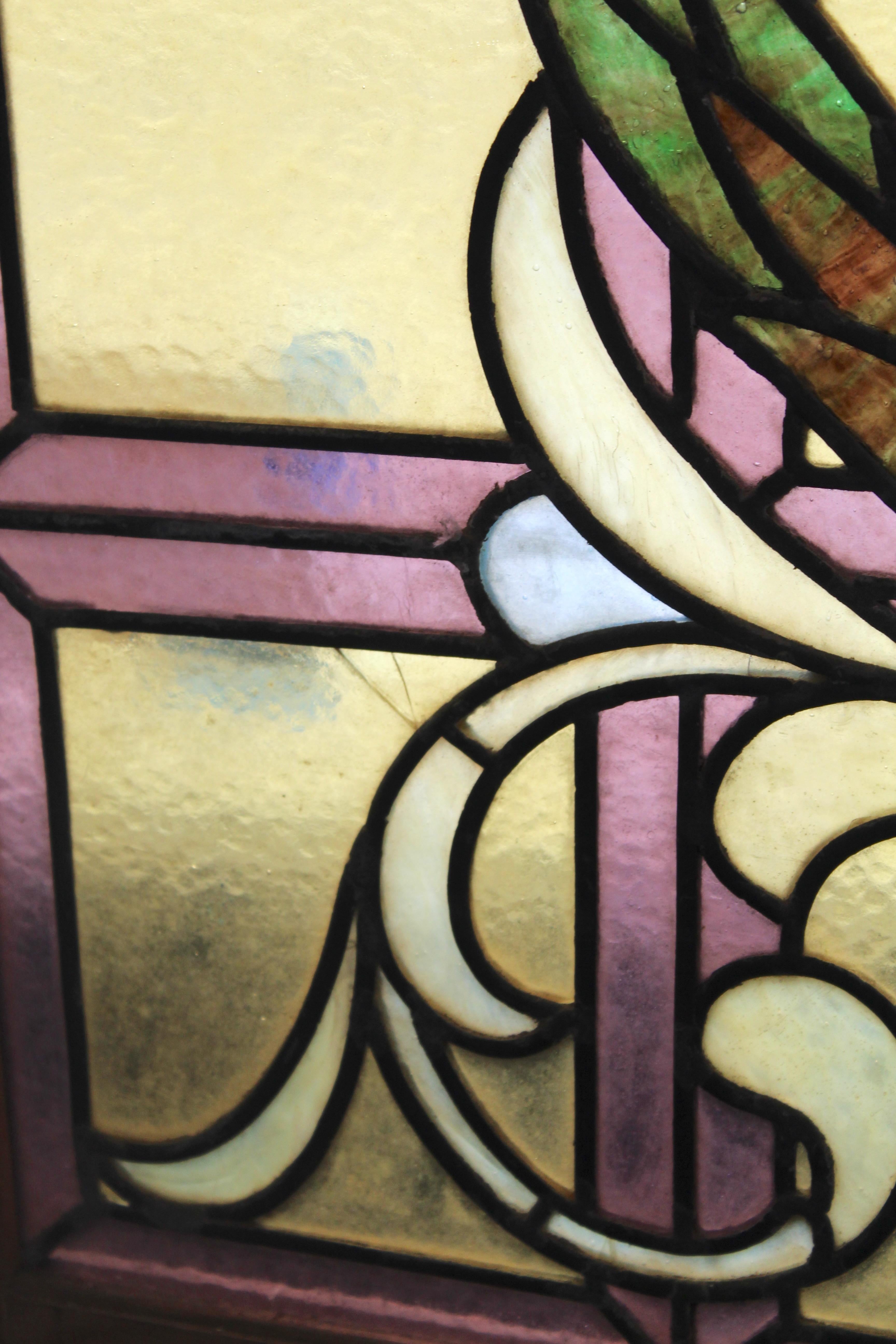 19th Century Stained Glass Window 32
