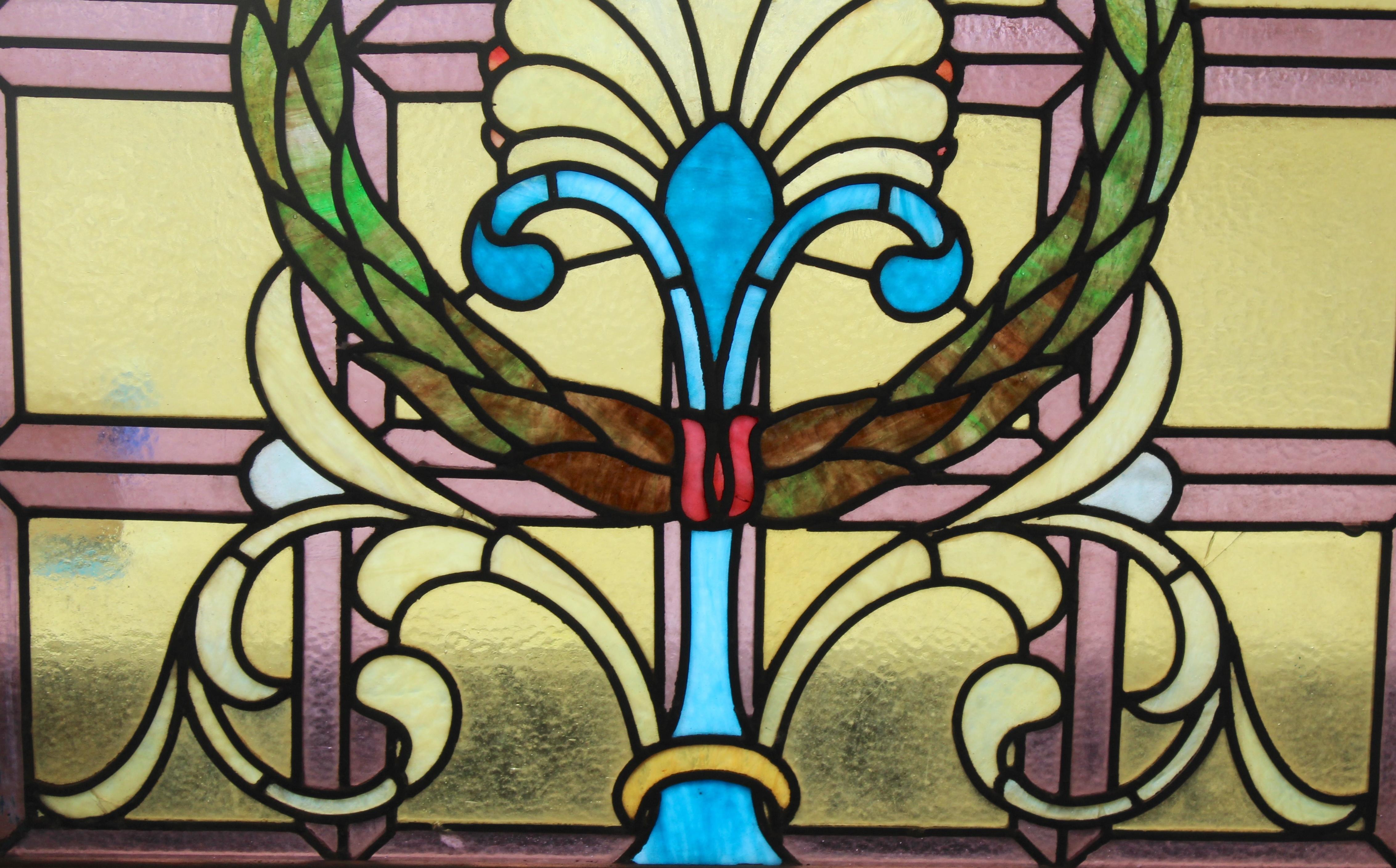 19th Century Stained Glass Window 32