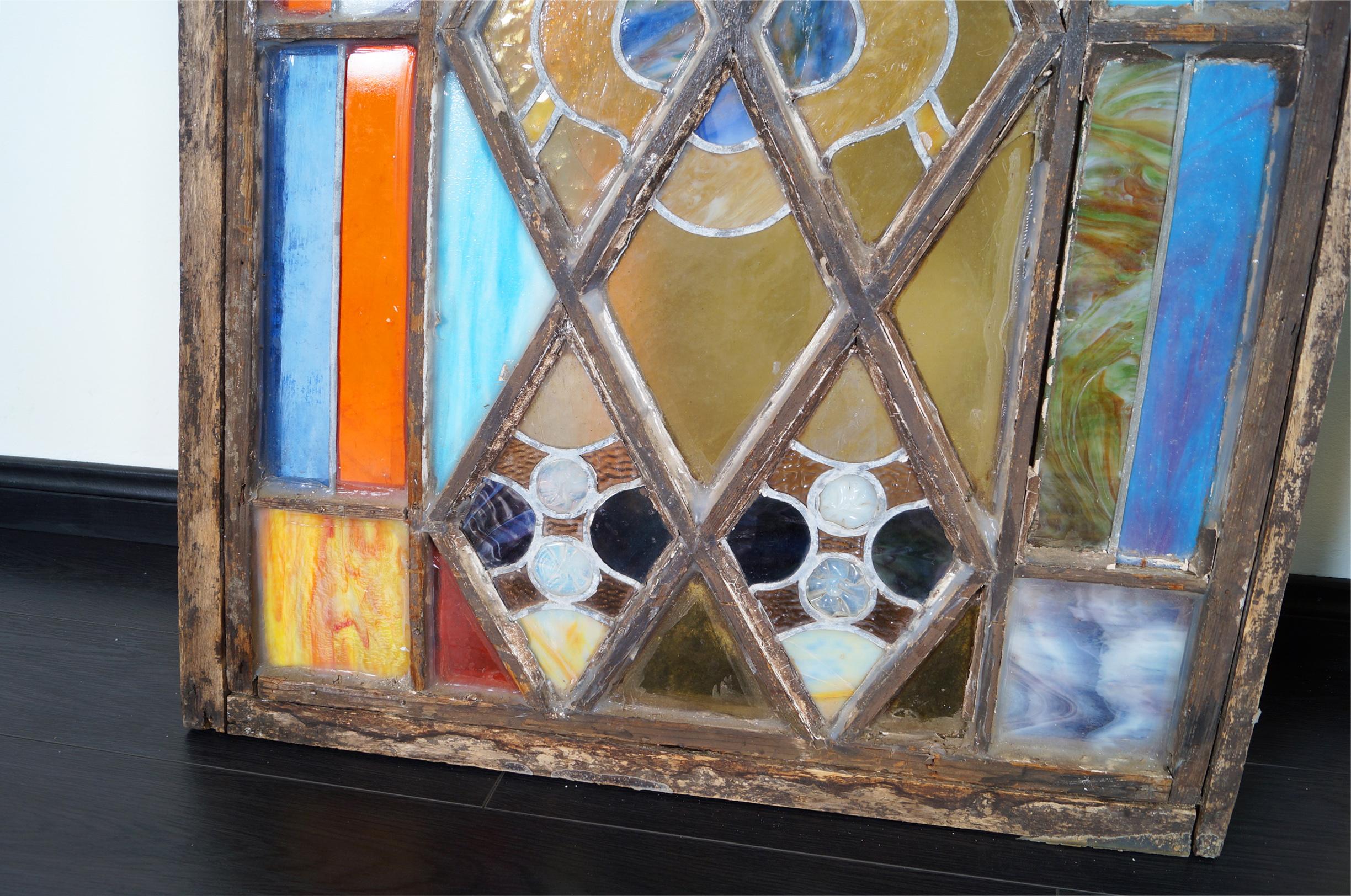 Vintage 19th Century Stained Glass Windows 1