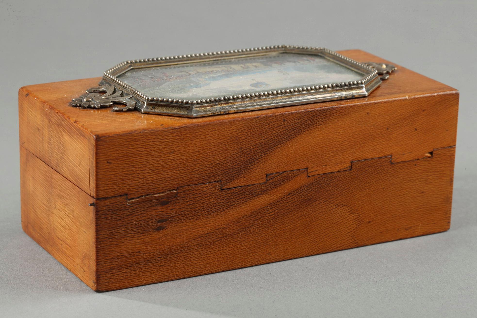 19th Century Box with Miniature in Gouache 5