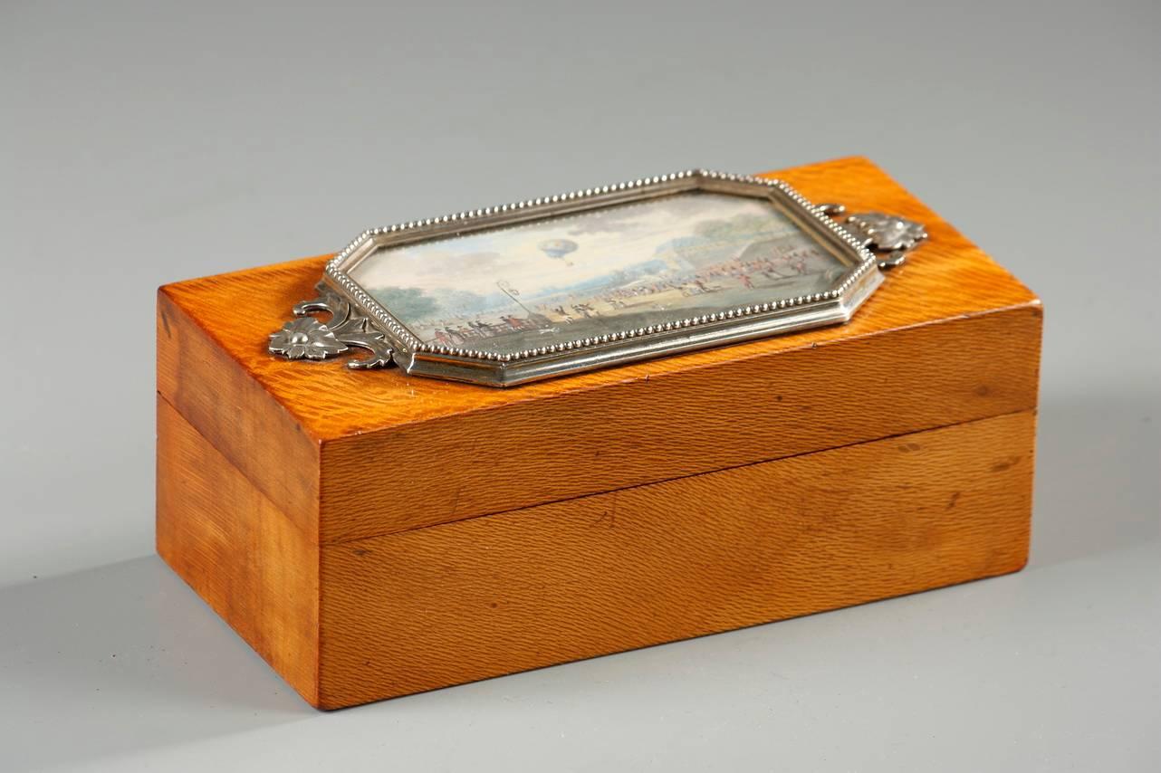 19th Century Box with Miniature in Gouache 4