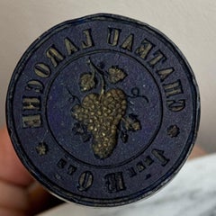 19th-century stamp from the Château Laroche wine estate