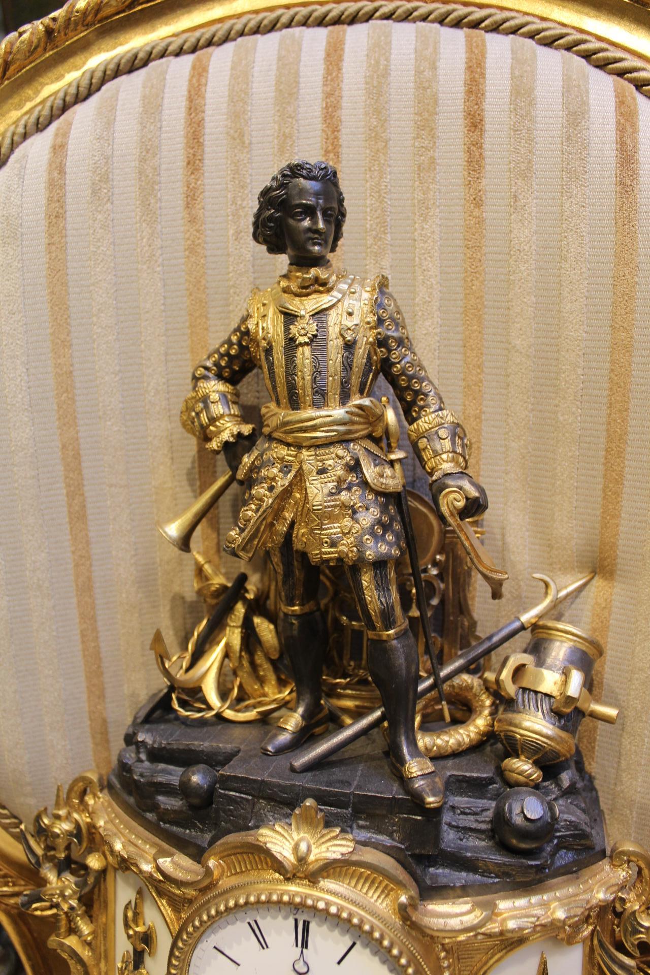 Uhr von Baschet Baullier, Paris, 19. Jahrhundert, gestempelt (Sonstiges) im Angebot