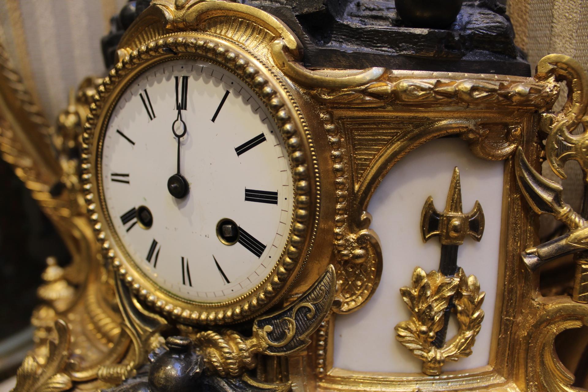Uhr von Baschet Baullier, Paris, 19. Jahrhundert, gestempelt (Französisch) im Angebot