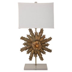 19th Century Starburst Table Lamp