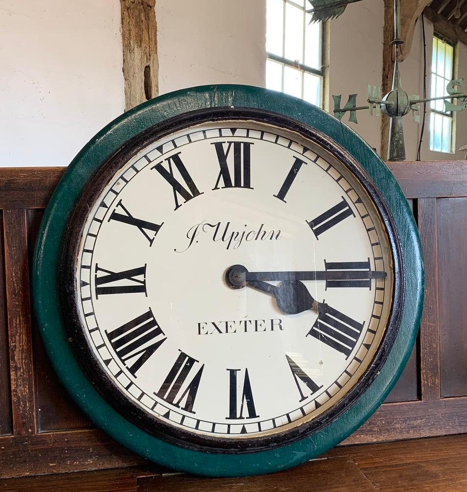 Européen Horloge de station du XIXe siècle en vente