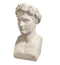 19th Century Statuario Marble Bust of Napoleon Bonaparte
