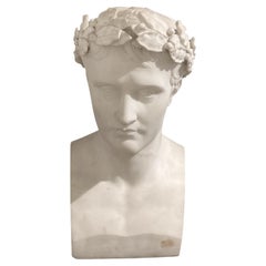 19th Century Statuario Marble Bust of Napoleon Bonaparte