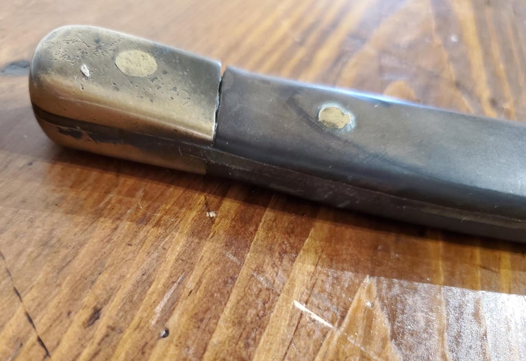 tobacco hatchet 19th Century Hand-Forged Steel and Bronze Tobacco Hatchet from Virginia at  1stDibs